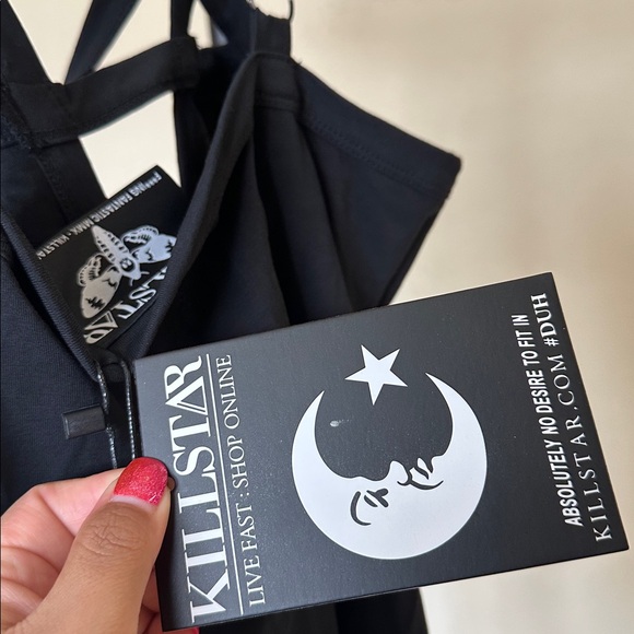 Killstar Baphomet Killing It bodysuit size‎ XL NWT black bodysuit - Picture 5 of 7